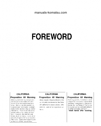 WA1200-6(JPN) S/N 70001-UP Operation manual (English)