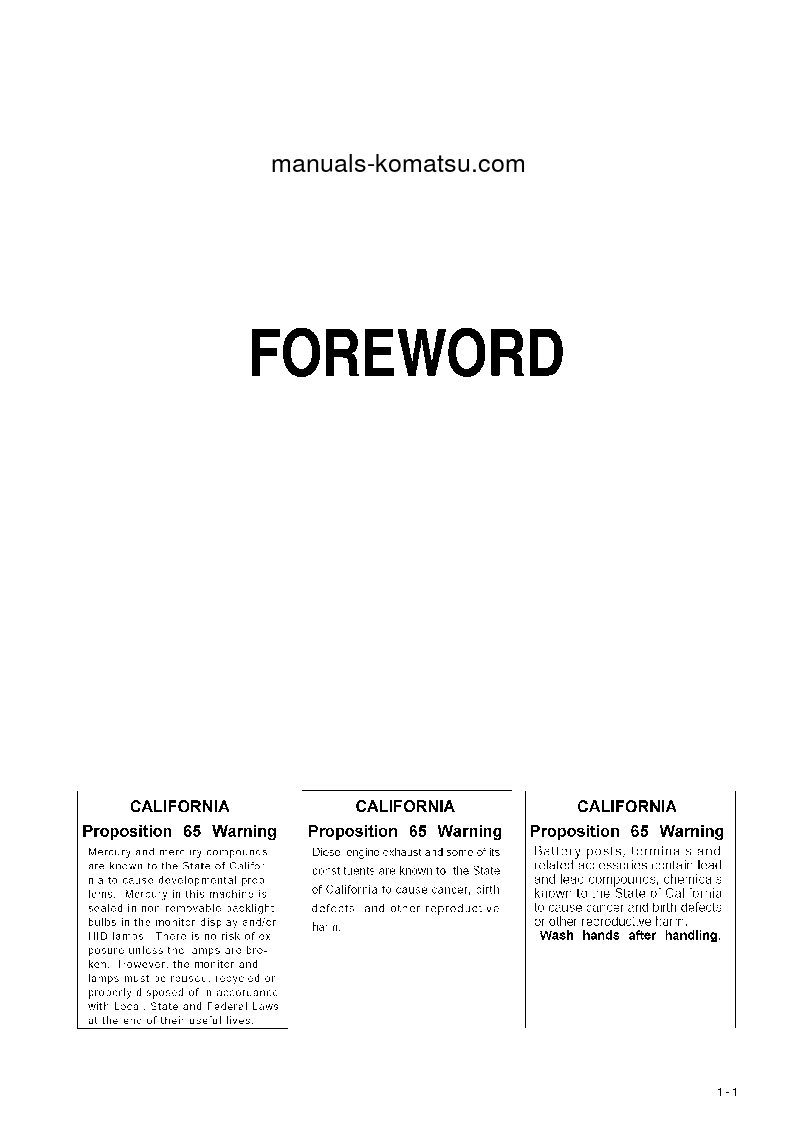 Protected: WA1200-6(JPN) S/N 70001-UP Operation manual (English)