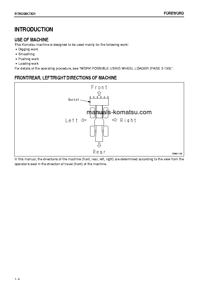 Protected: WA1200-6(JPN) S/N 70001-UP Operation manual (English)