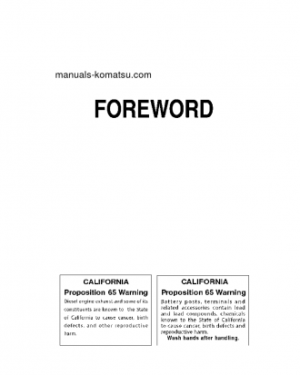 HD605-7(JPN)-E0 S/N 11496-UP Operation manual (English)