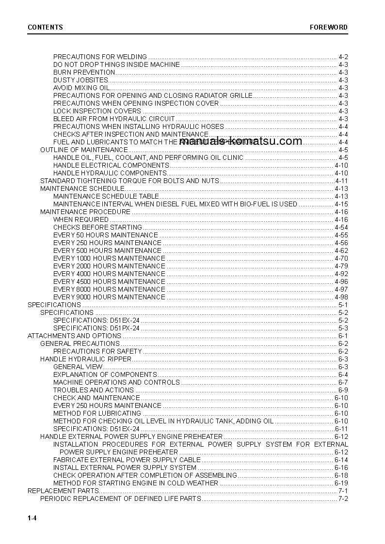Protected: D51PX-24(JPN) S/N 10627-UP Operation manual (English)