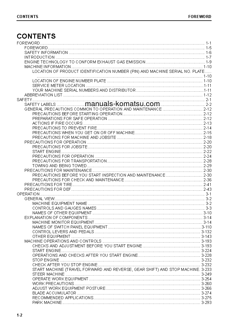 Protected: GD655-7(JPN)-FOR N. AMERICA S/N 65001-UP Operation manual (English)