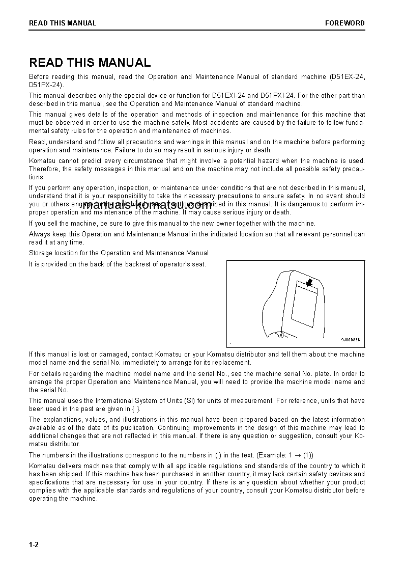 Protected: D51PXI-24(JPN) S/N 10679-UP Operation manual (English)