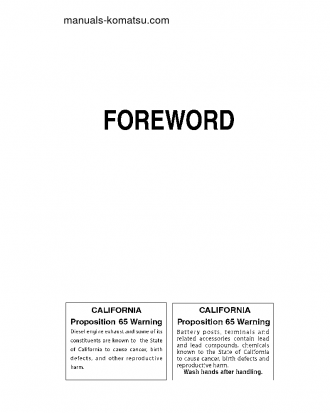 D85PX-15(JPN)-E0 S/N 13064-UP Operation manual (English)