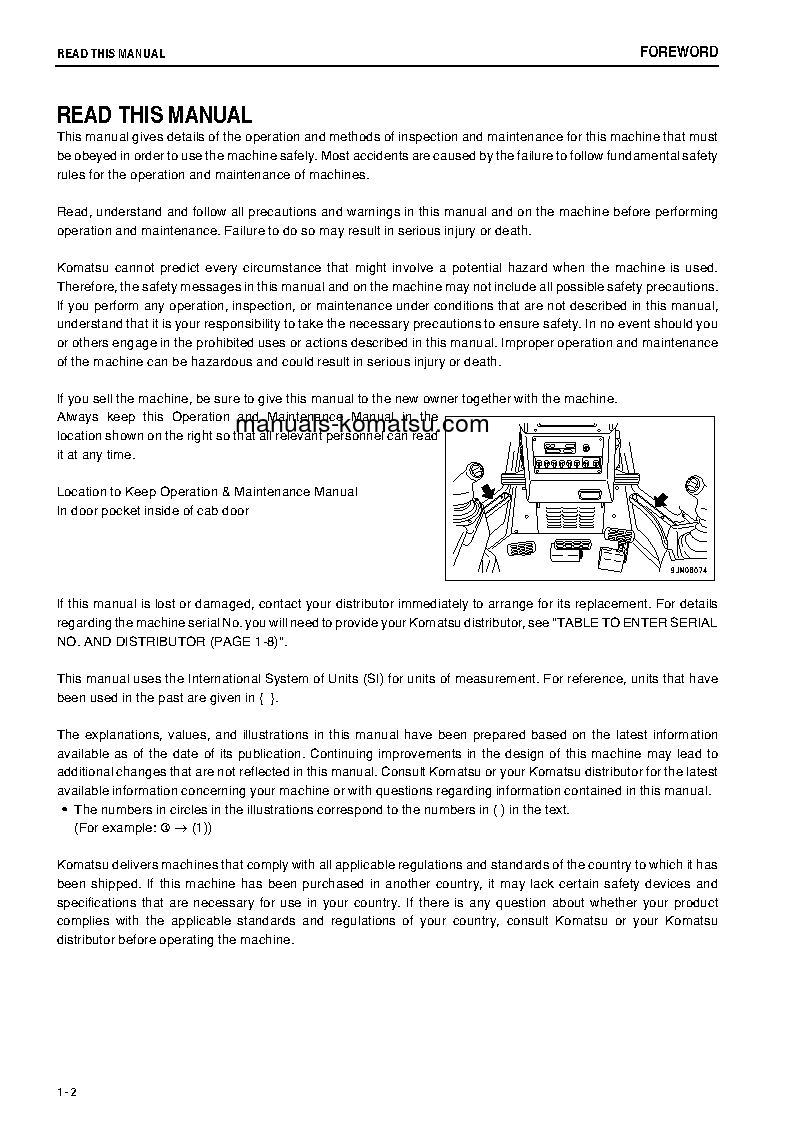 Protected: D275AX-5(JPN)-E0 S/N 40225-UP Operation manual (English)