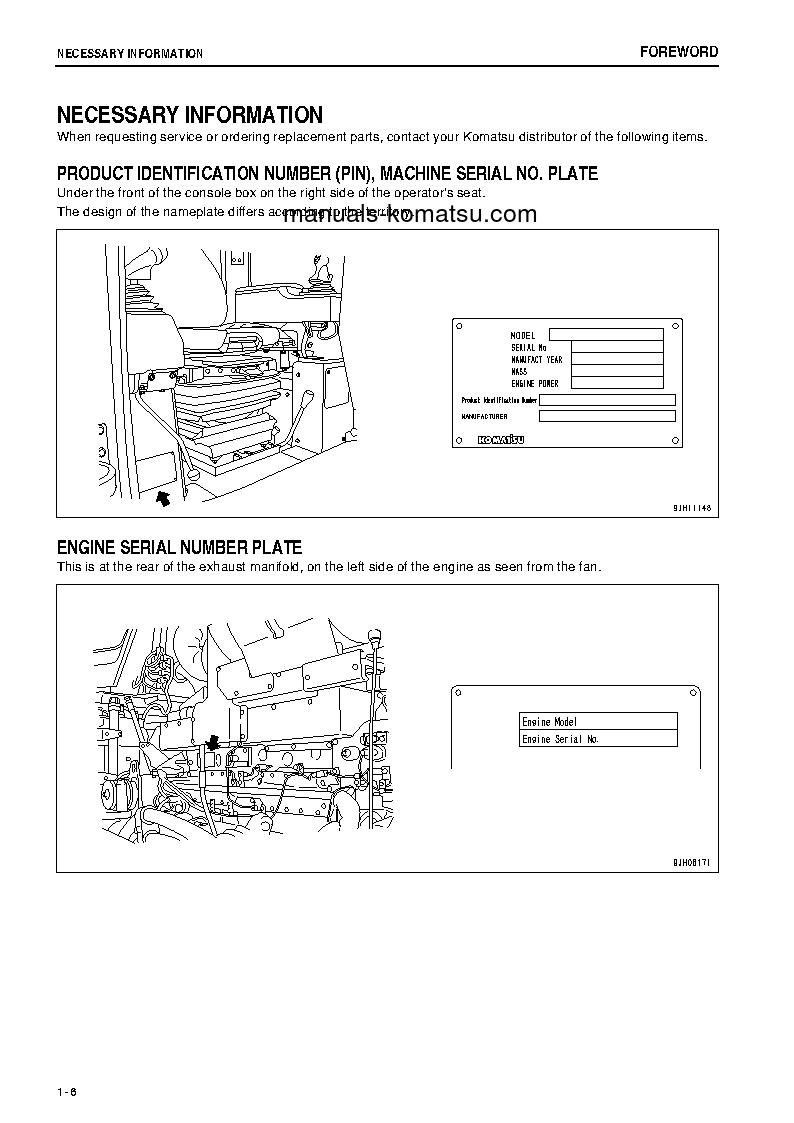 Protected: D375A-6(JPN) S/N 60534-UP Operation manual (English)