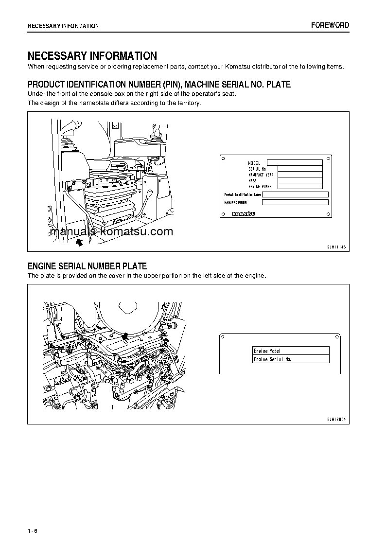 Protected: D375A-6(JPN)-R S/N 65841-UP Operation manual (English)