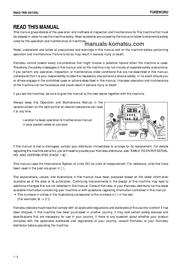 Protected: D475A-5(JPN)-E0 S/N 30520-UP Operation manual (English)