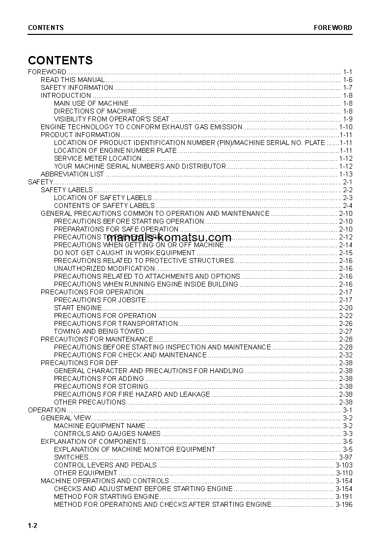 Protected: D61PX-24(JPN) S/N 41136-UP Operation manual (English)