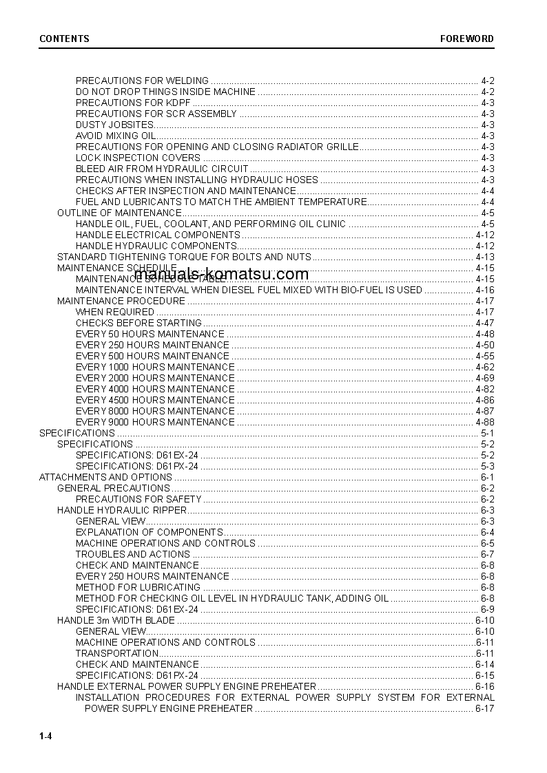 Protected: D61PX-24(JPN) S/N 41136-UP Operation manual (English)