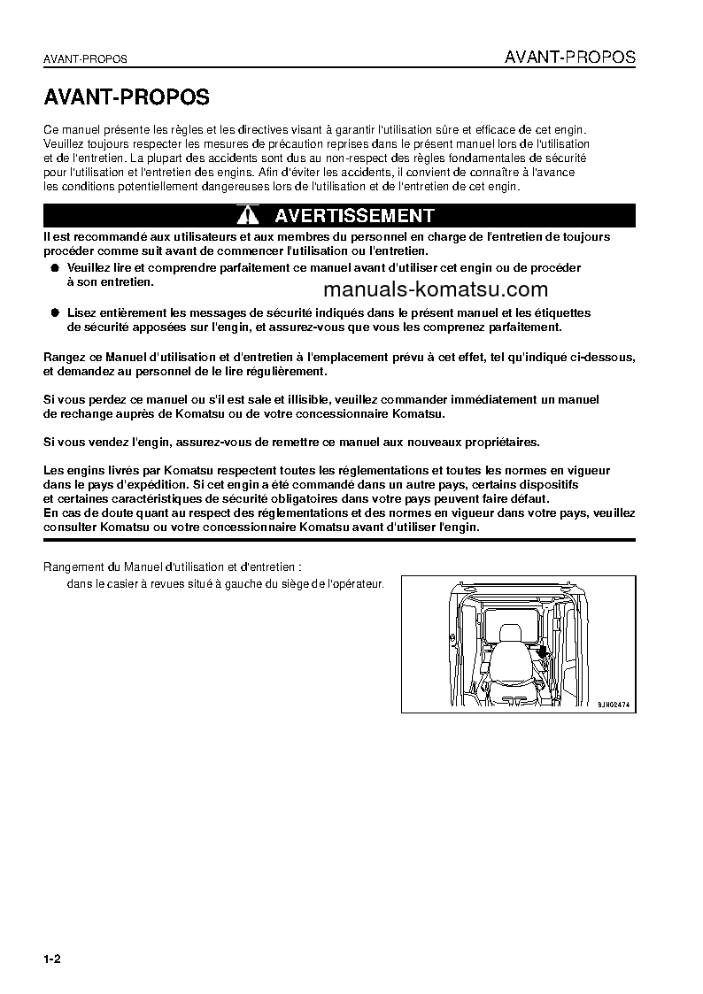 Protected: PC600LC-7(JPN) S/N 20105-UP Operation manual (French)