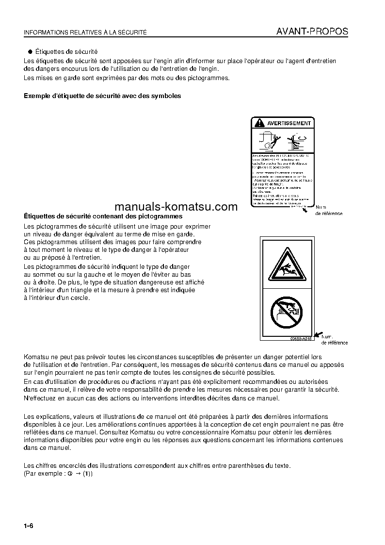 Protected: PC600LC-7(JPN) S/N 20105-UP Operation manual (French)