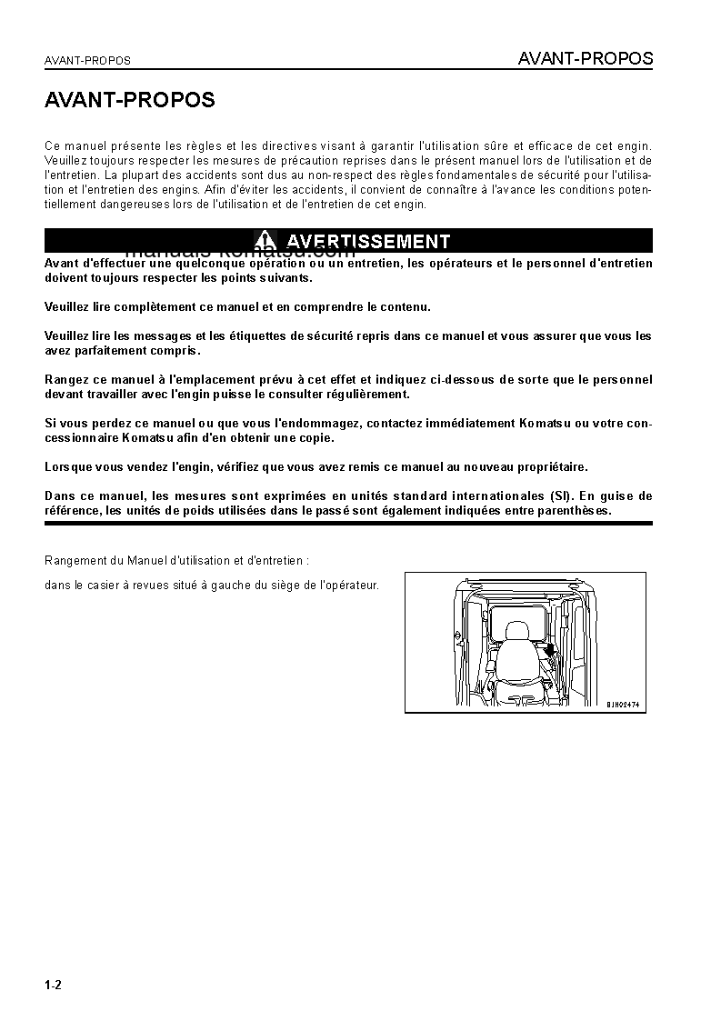 Protected: PC450LC-7(JPN)-7-SEGMENT- MONITOR S/N 20235-UP Operation manual (French) Protected: PC450LC-7(JPN)-7-SEGMENT- MONITOR S/N 20235-UP Operation manual (French)