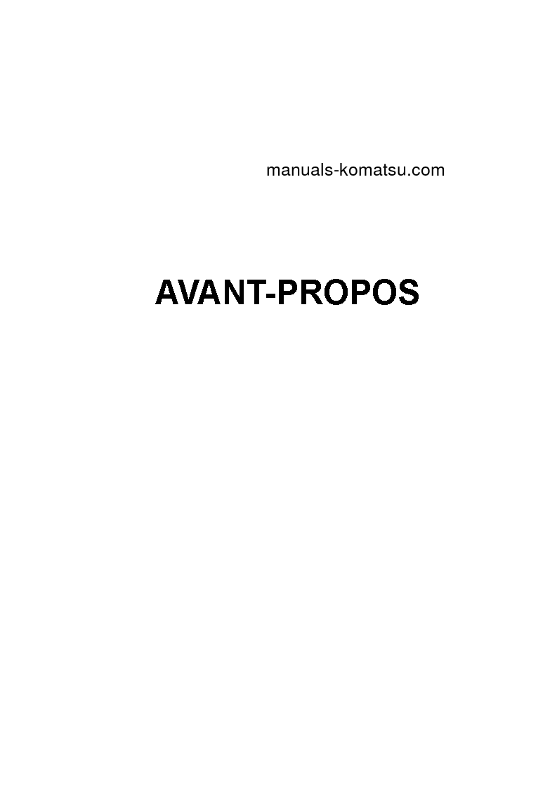 Protected: WA30-5(JPN) S/N 26001-UP Operation manual (French)