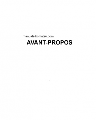 WA150L-5(JPN) S/N 65001-UP Operation manual (French)