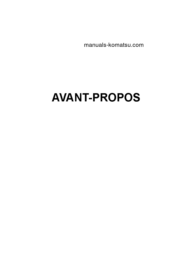 Protected: WA320L-5(JPN) S/N 60001-UP Operation manual (French)