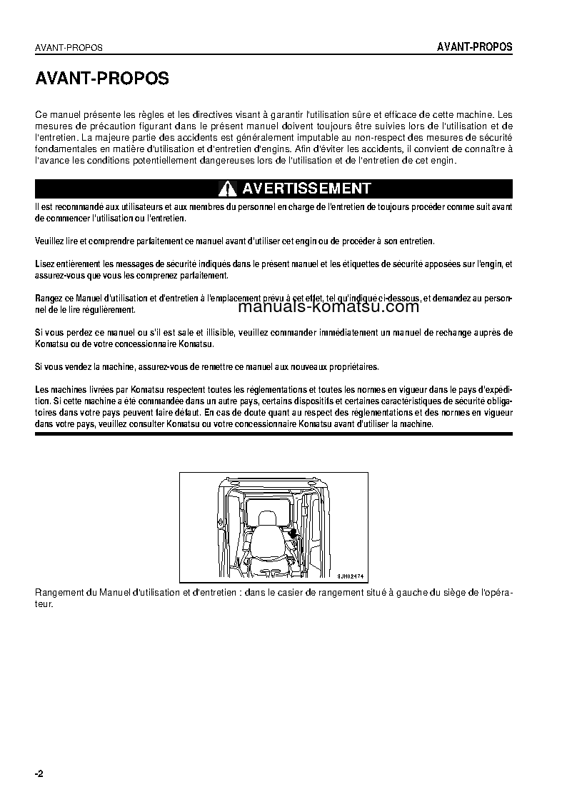 Protected: PC160LC-7(JPN) S/N 11001-UP Operation manual (French)