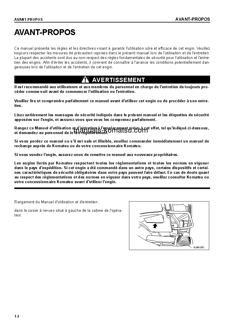 Protected: PC308USLC-3(JPN) S/N 20001-UP Operation manual (French)