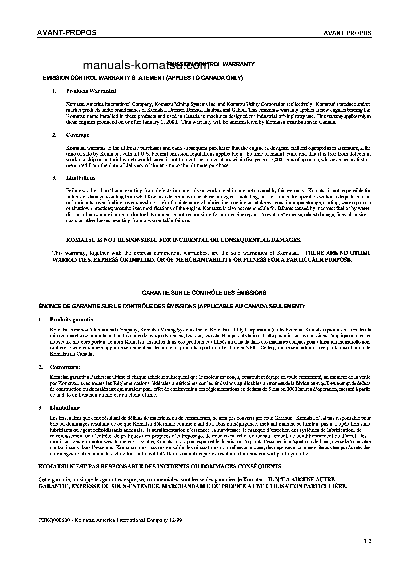 Protected: PC308USLC-3(JPN) S/N 20001-UP Operation manual (French)