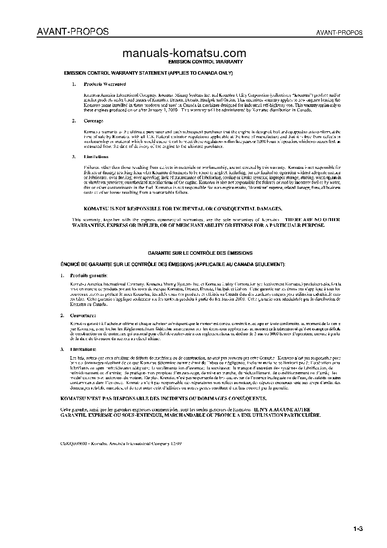 Protected: D475A-5(JPN)-E0 S/N 30001-UP Operation manual (French)