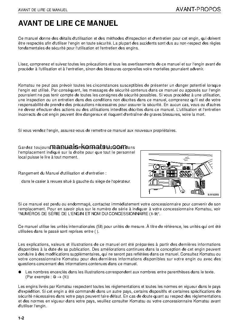 Protected: PC2000-8(JPN) S/N 20001-UP Operation manual (French)