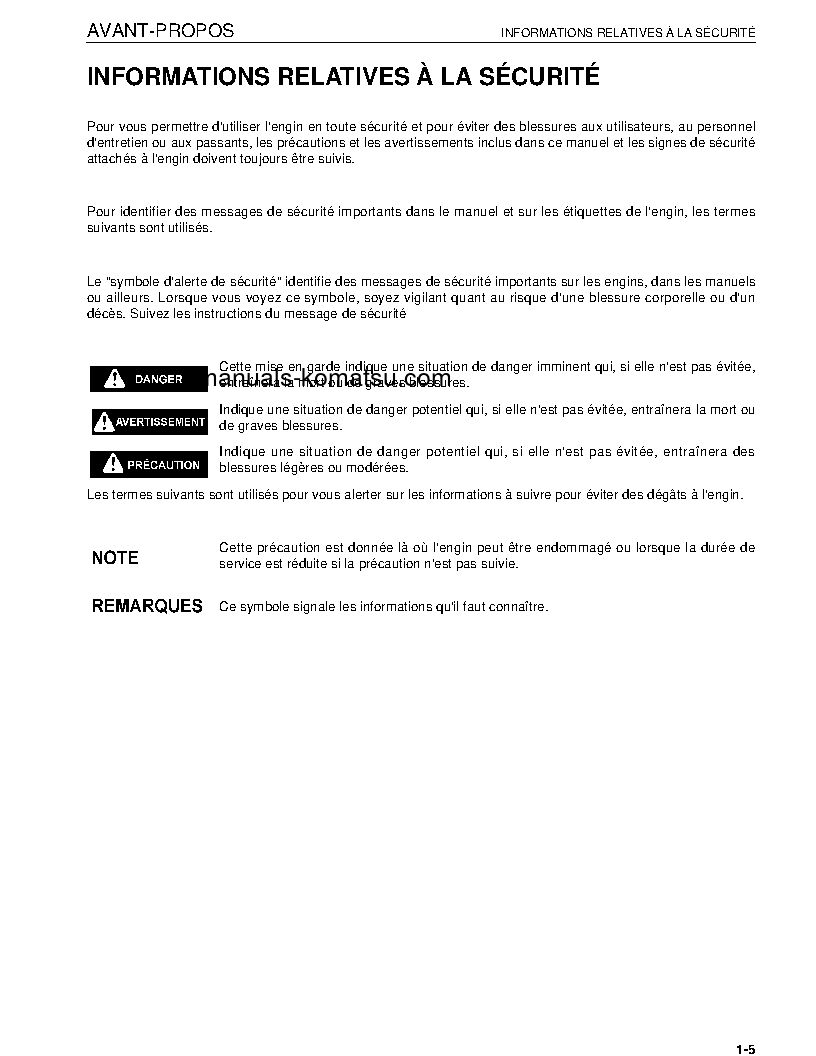 Protected: PC2000-8(JPN) S/N 20001-UP Operation manual (French)