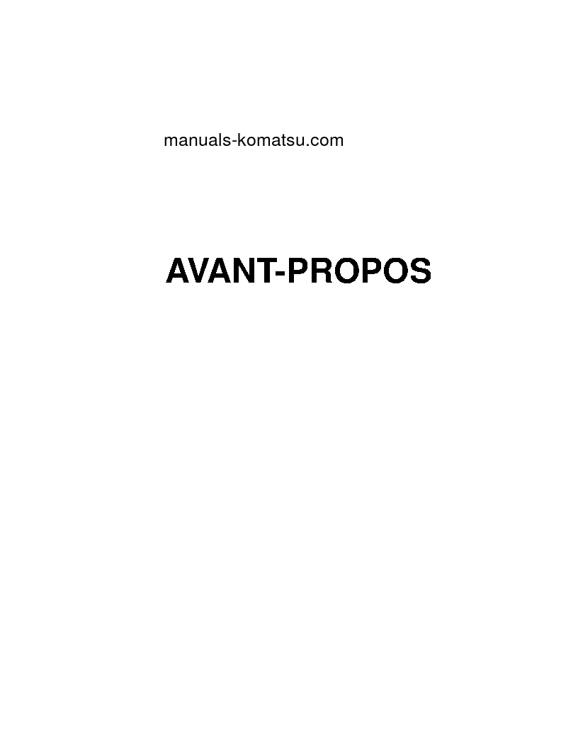 Protected: PC850-8(JPN) S/N 10001-UP Operation manual (French)