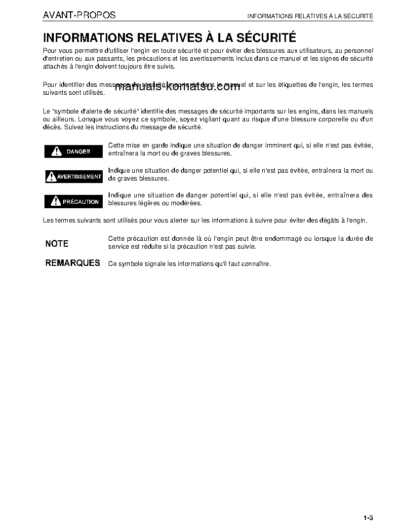 Protected: PC850-8(JPN) S/N 10001-UP Operation manual (French)