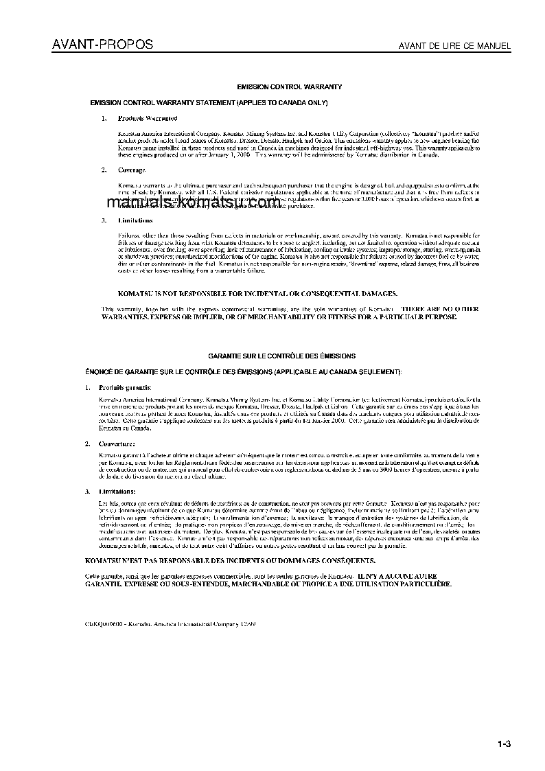 Protected: HD325-7(JPN) S/N 7001-7025 Operation manual (French)