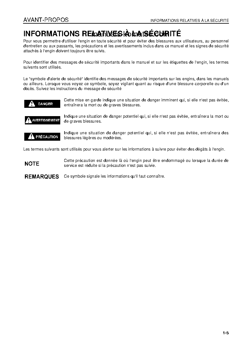 Protected: HD325-7(JPN) S/N 7001-7025 Operation manual (French)