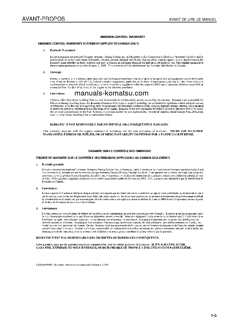 Protected: HD465-7(JPN)-E0 S/N 10101-UP Operation manual (French)