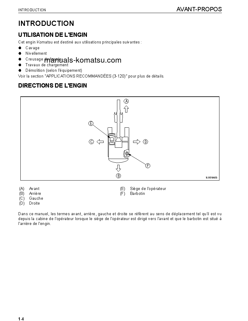 Protected: PC228US-3(JPN)-E0 S/N 40001-UP Operation manual (French)