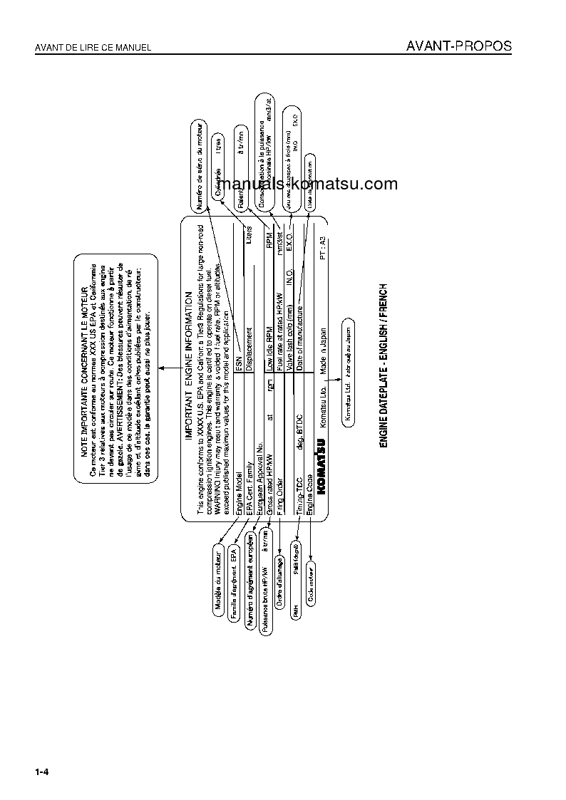 Protected: WA600-6(JPN) S/N 60361-UP Operation manual (French)