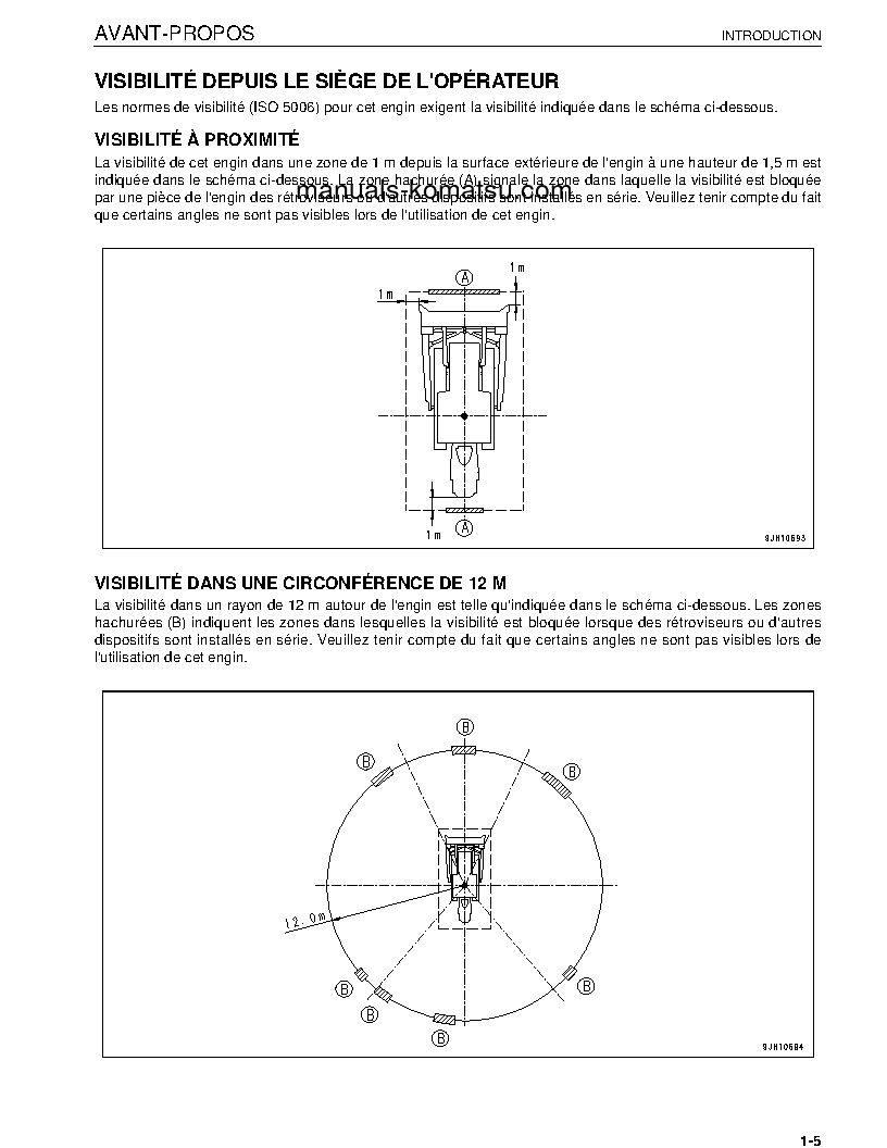 Protected: D155AX-6(JPN) S/N 80807-UP Operation manual (French)