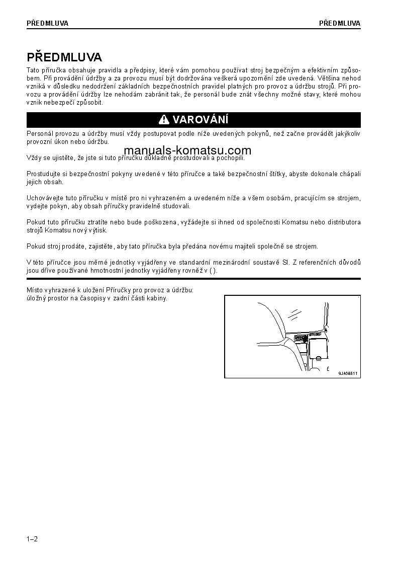 Protected: PC228USLC-10(GBR) S/N 1149-UP Operation manual (Czech)