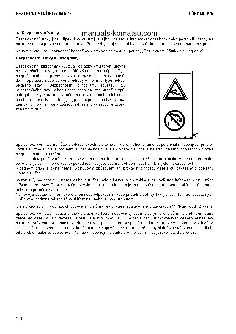 Protected: PC228USLC-10(GBR) S/N 1149-UP Operation manual (Czech)