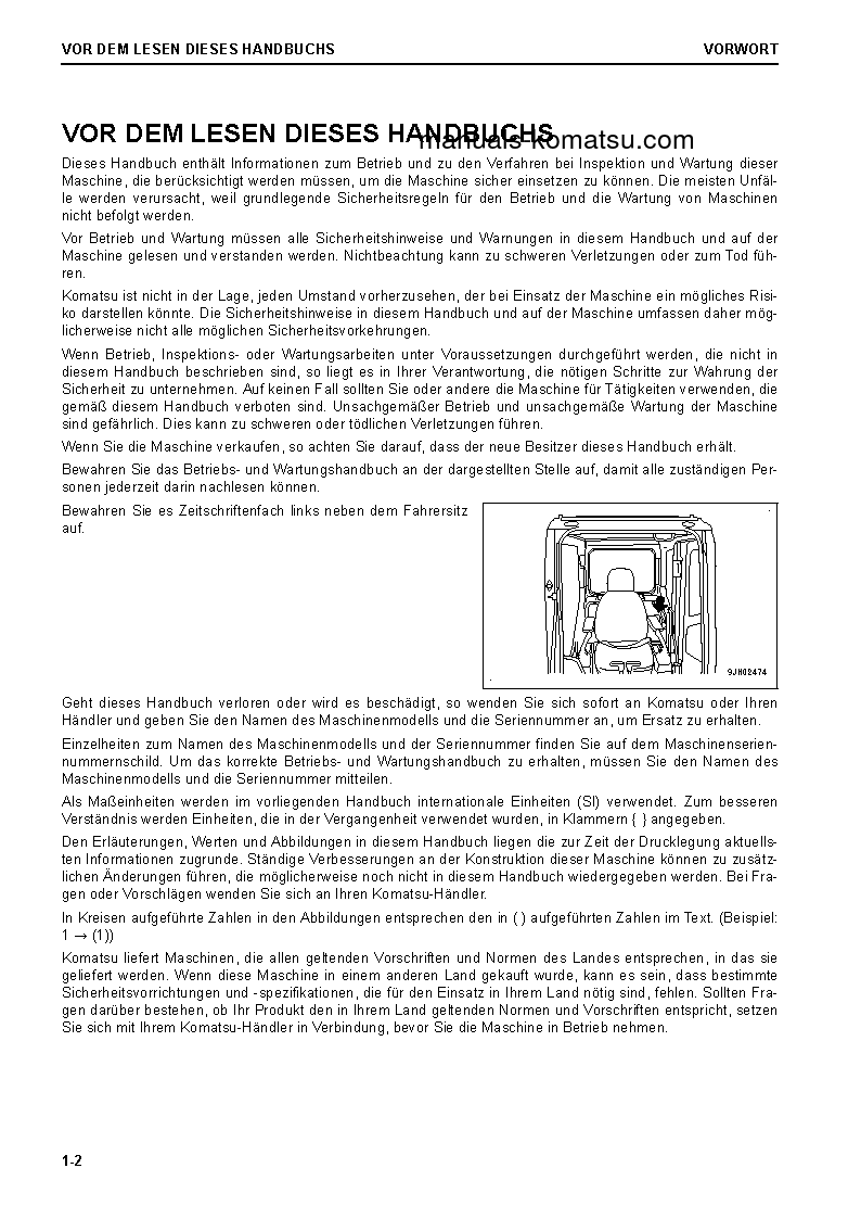 Protected: PC240NLC-11(GBR) S/N K70001-UP Operation manual (German)