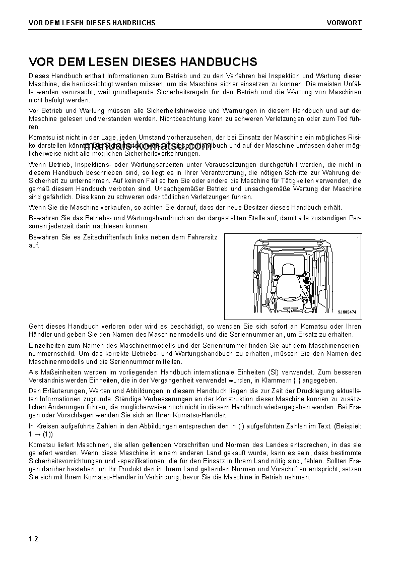 Protected: PC290NLC-11(GBR) S/N K70001-UP Operation manual (German)