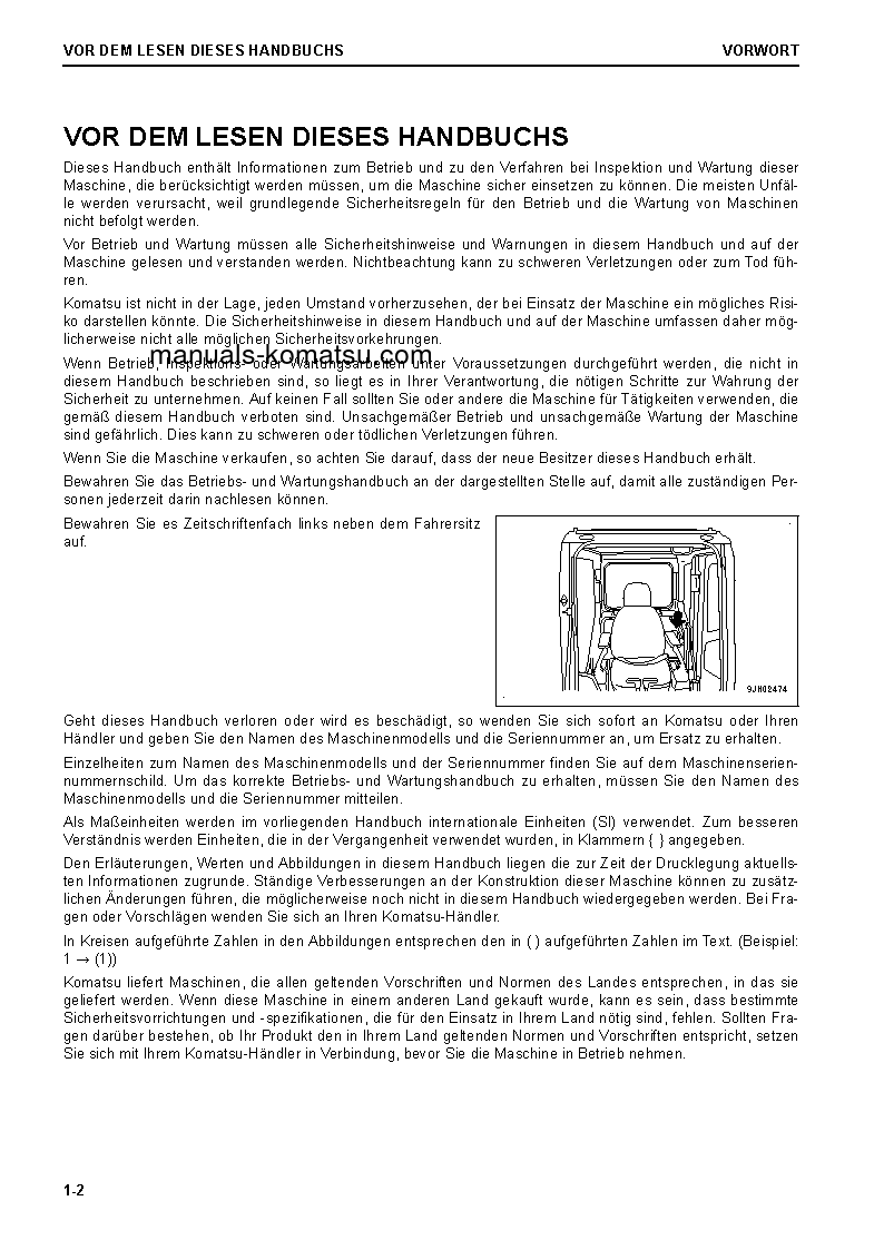 Protected: PC210LC-11(GBR) S/N 500007-UP Operation manual (German)