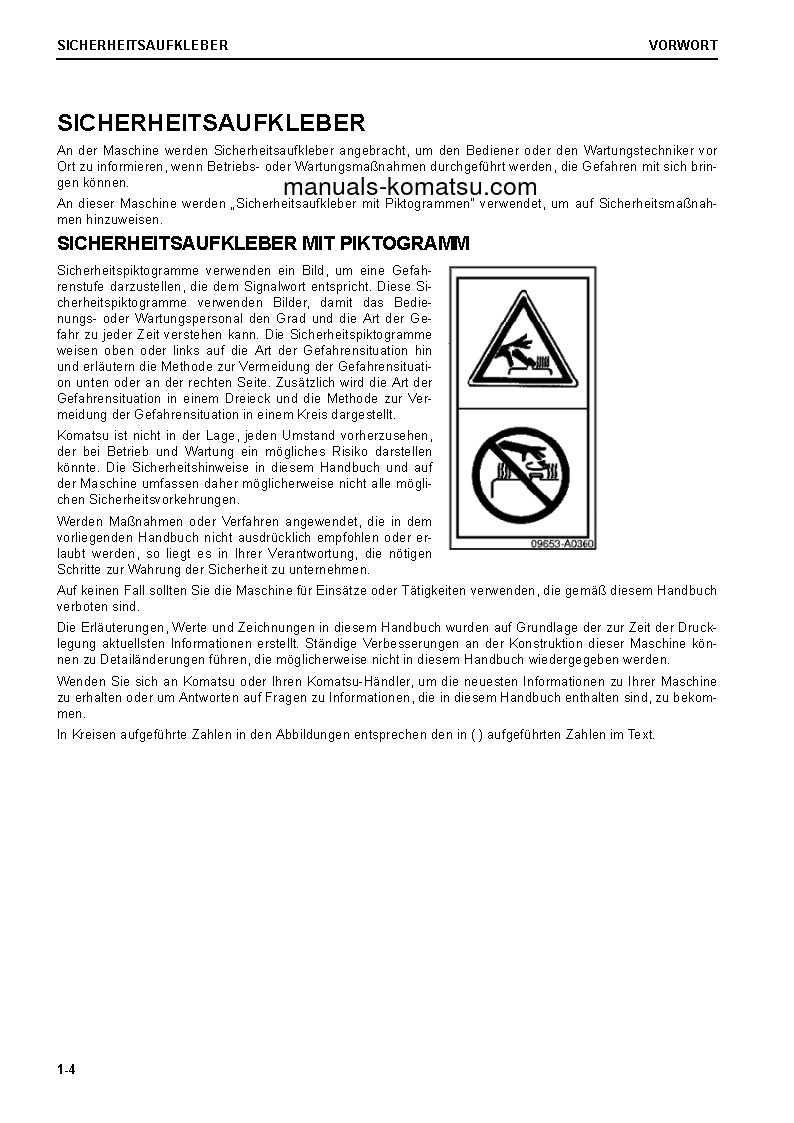 Protected: PC210LC-11(GBR) S/N 500007-UP Operation manual (German)