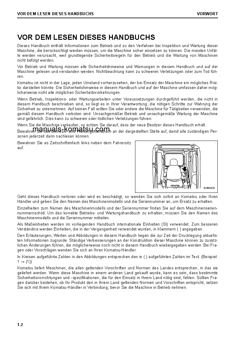Protected: PC210LC-11(GBR)-DEMOLITION S/N K70001-UP Operation manual (German)