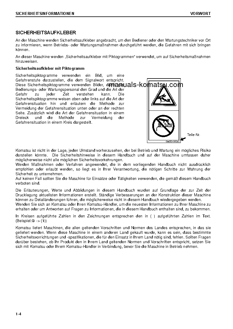Protected: PC210LC-10(GBR) S/N K60600-UP Operation manual (German)