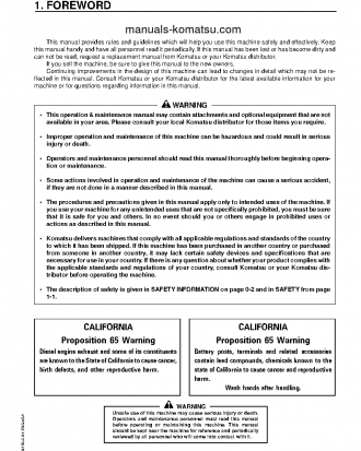 PC150LC-6(GBR)-K S/N K32001-K34000 Operation manual (English)