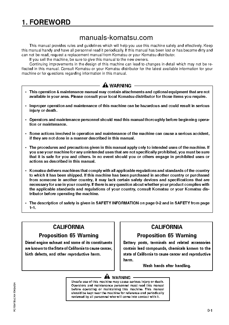 Protected: PC150LC-6(GBR)-K S/N K32001-K34000 Operation manual (English)