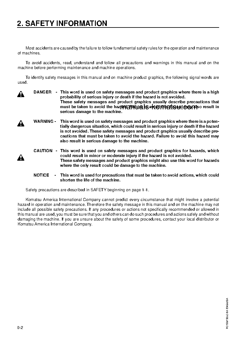 Protected: PC150LC-6(GBR)-K S/N K32001-K34000 Operation manual (English)