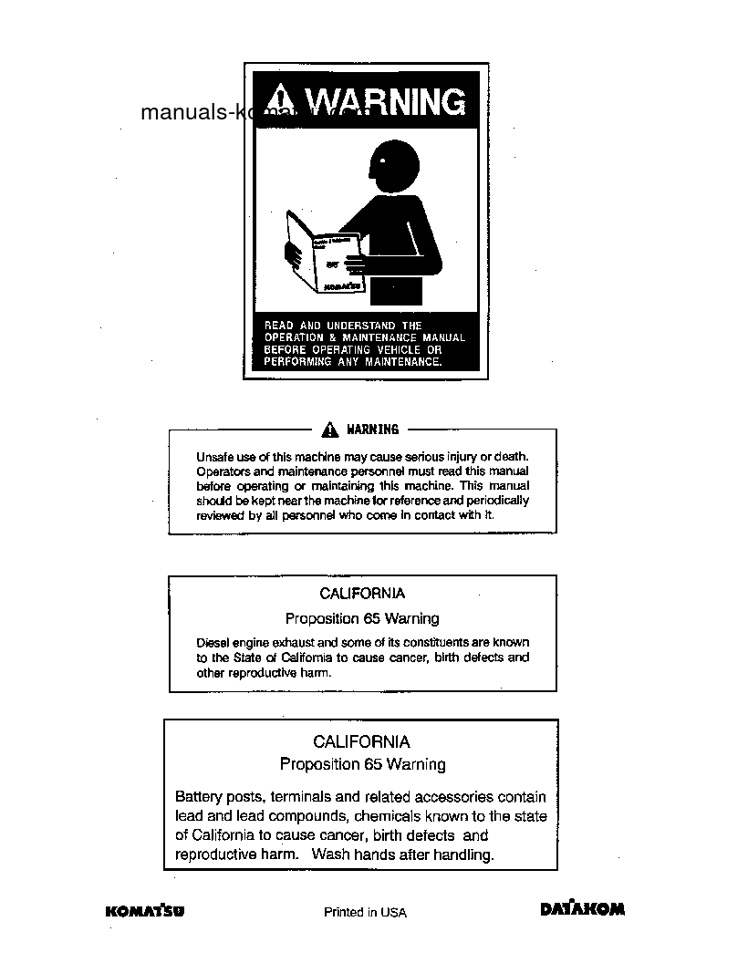 Protected: PW170ES-6(GBR)-K S/N K32001-K34000 Operation manual (English)