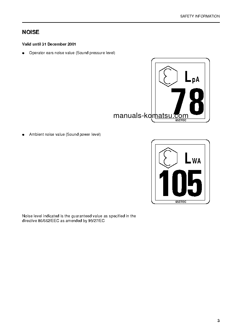 Protected: PC200EN-6(GBR)-K S/N K34049-UP Operation manual (English)