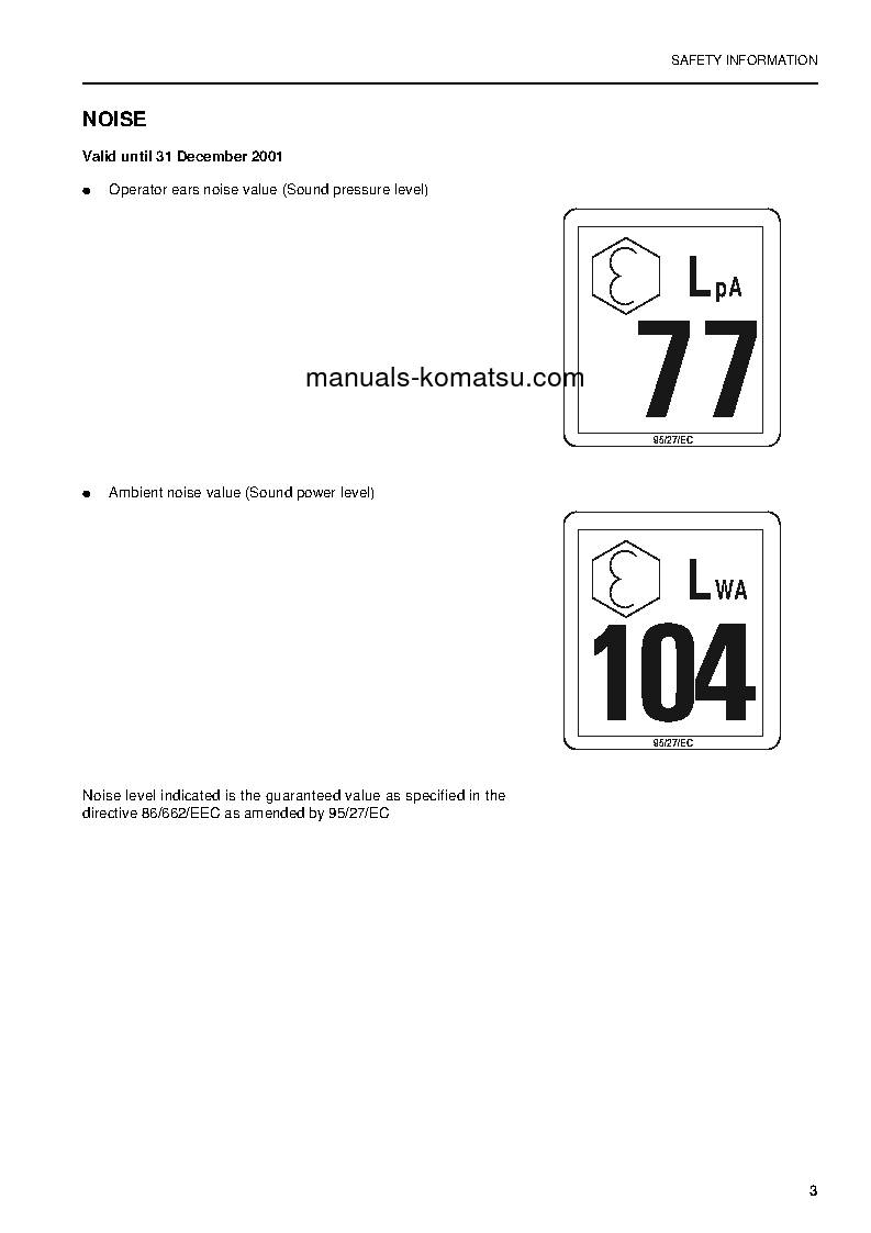 Protected: PC180LC-6(GBR)-K S/N K34014-UP Operation manual (English)