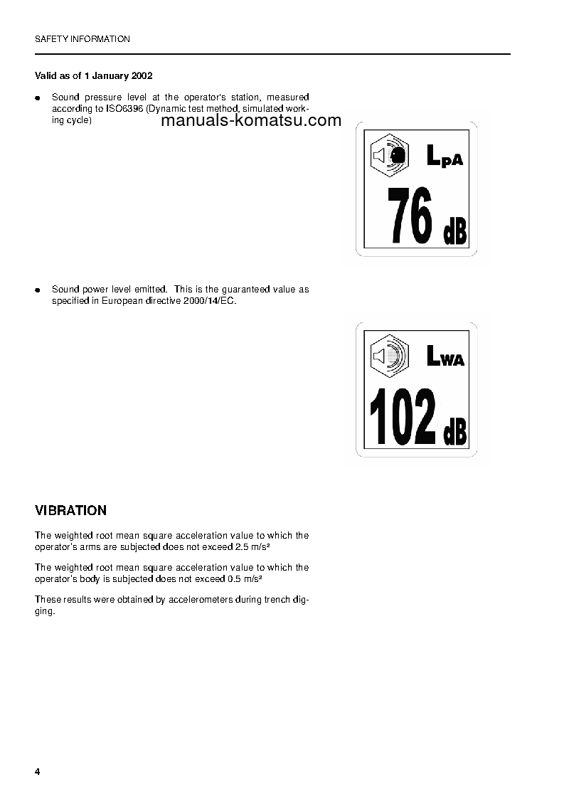 Protected: PC180LC-6(GBR)-K S/N K34014-UP Operation manual (English)