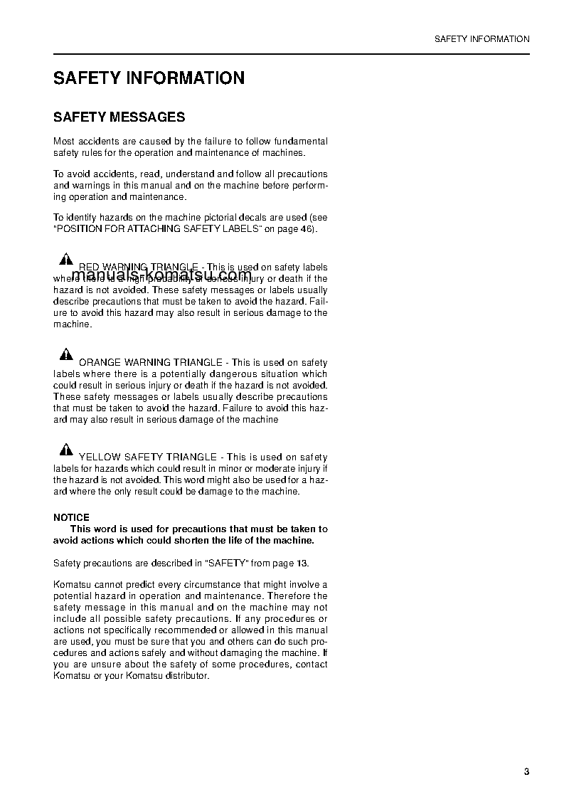 Protected: PC150LC-6(GBR)-K S/N K34001-UP Operation manual (English)